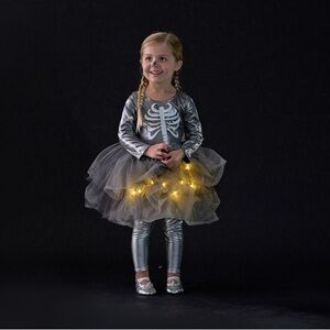 Pottery Barn Kids Silver Skeleton Costume